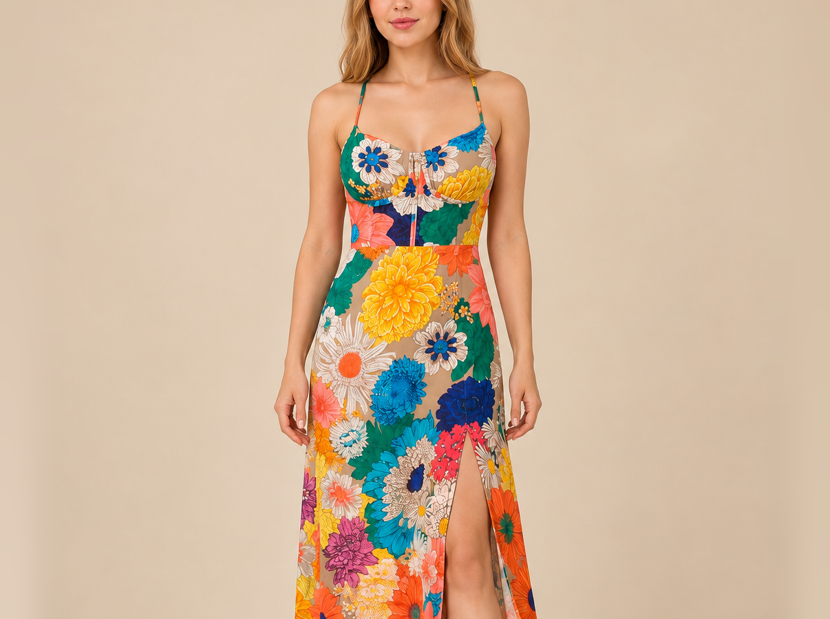 Vestido largo casual