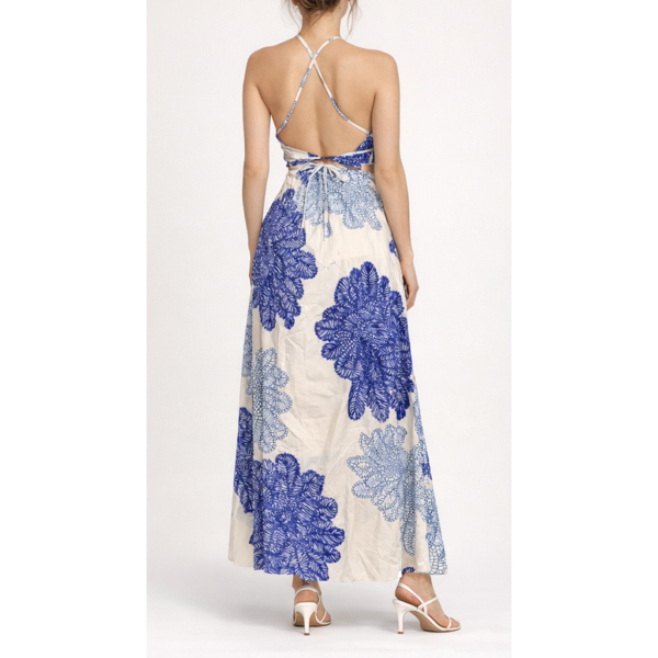 Vestido largo Halter