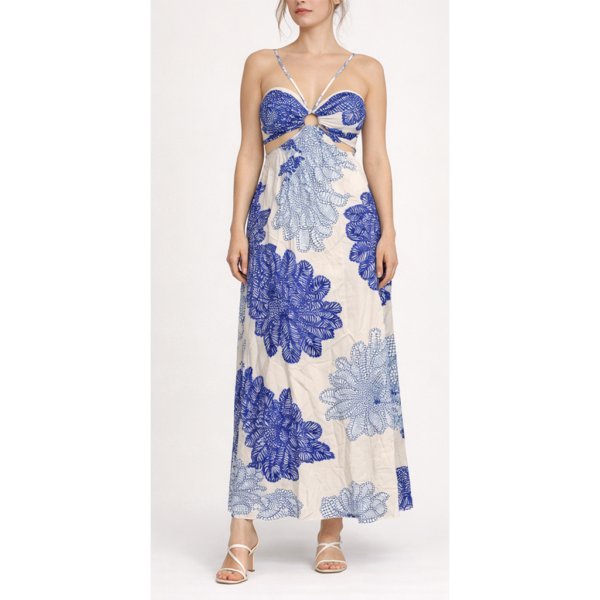 Vestido largo Halter