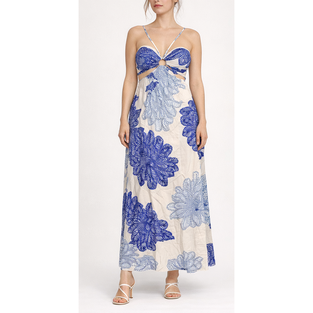 Vestido largo Halter: imagen 3