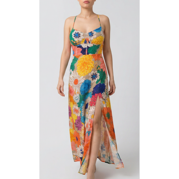 Vestido largo casual